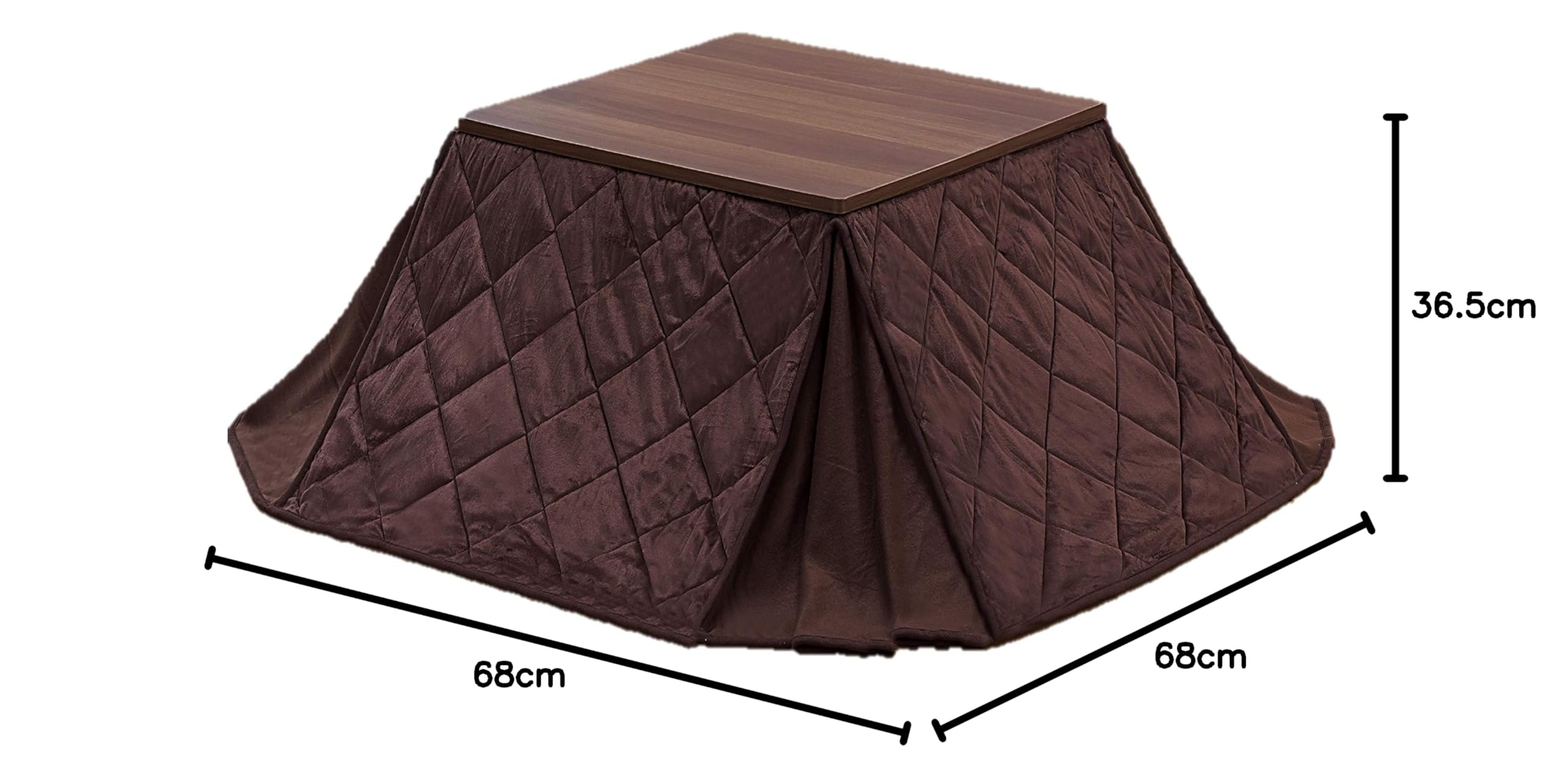 Amazon | 滝口木材 折れ脚こたつ 2点セット リバーシブル天板 DT-68