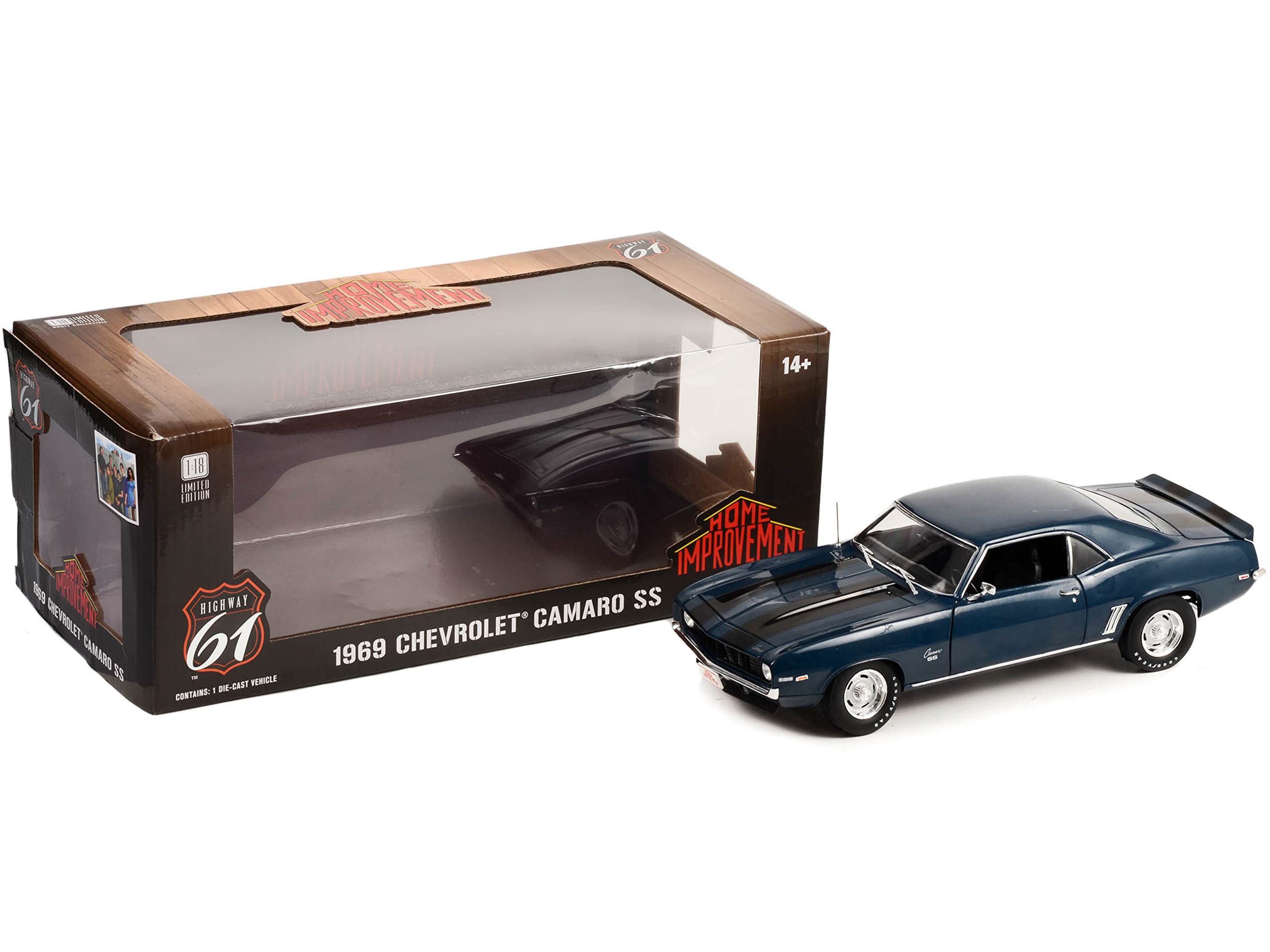 Amazon.co.jp: Highway 61 HWY-18039 1969 シボレーカマロ SS ダーク