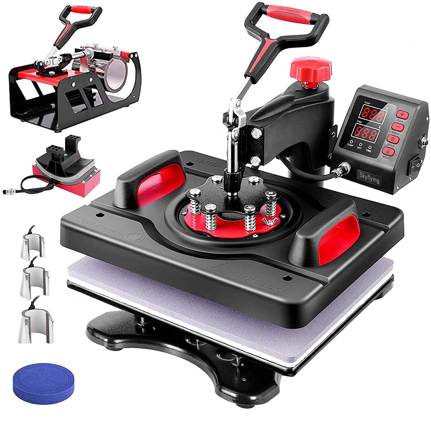 Amazon.co.jp: ヒートプレスマシンコンボ 「8in1」 熱転写プレス