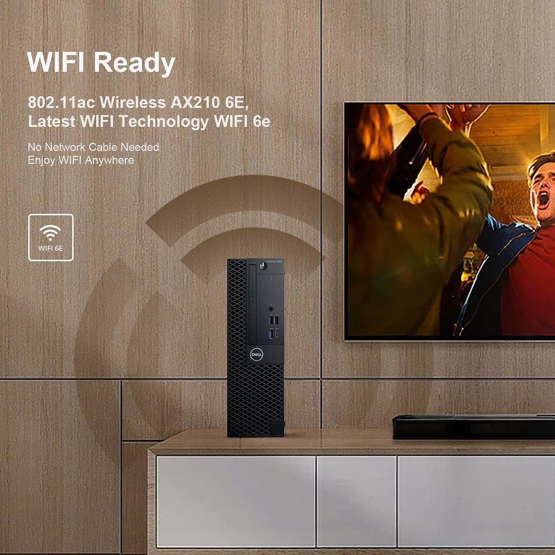 Dell OptiPlex 3060 Desktop Computers Windows 11 Pro Hexa Core i7