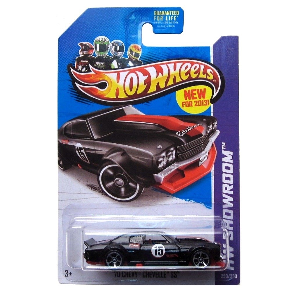 Amazon.com: Hot Wheels HW Showroom '70 Chevy Chevelle SS Black