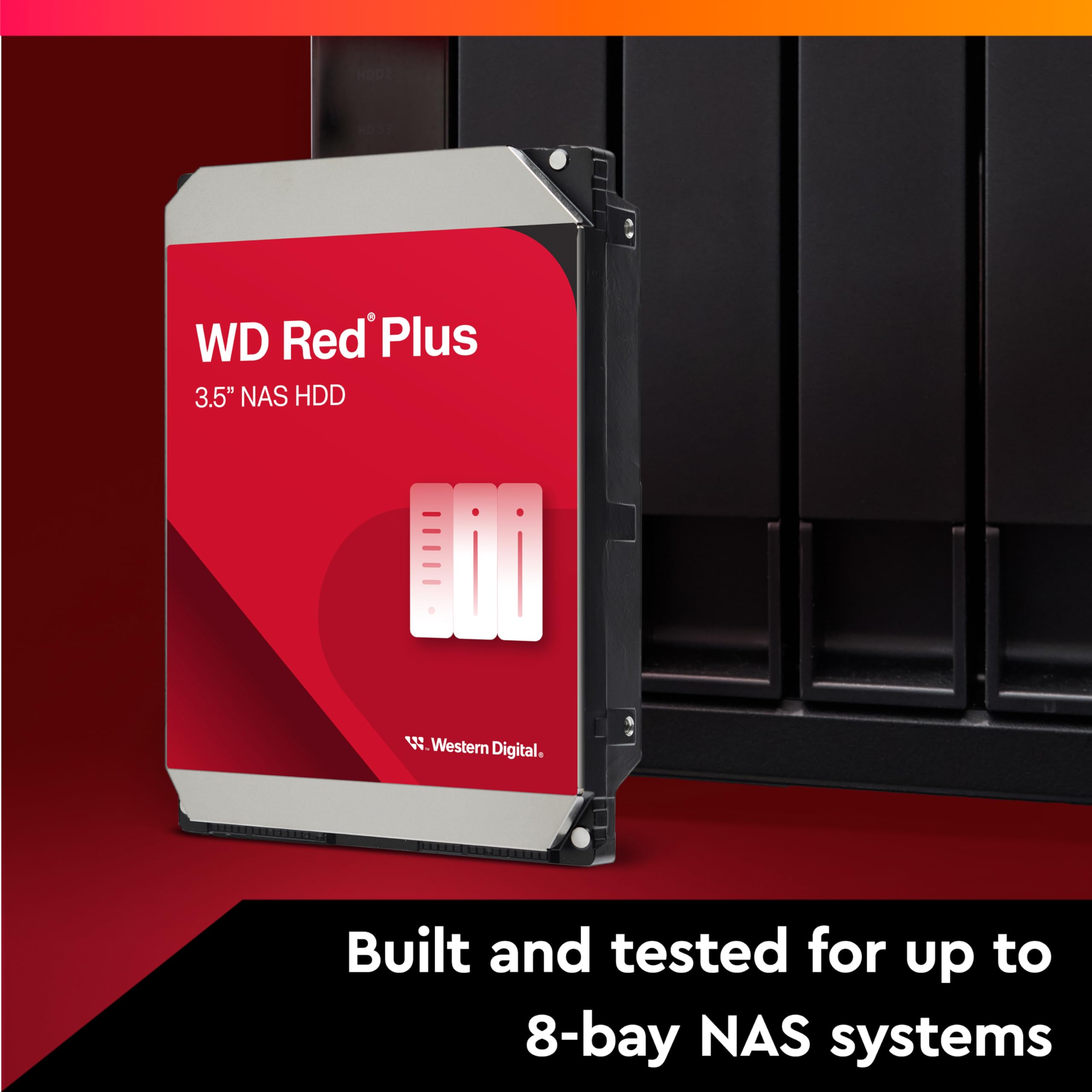 Amazon.com: Western Digital 2TB WD Red Plus NAS Internal Hard