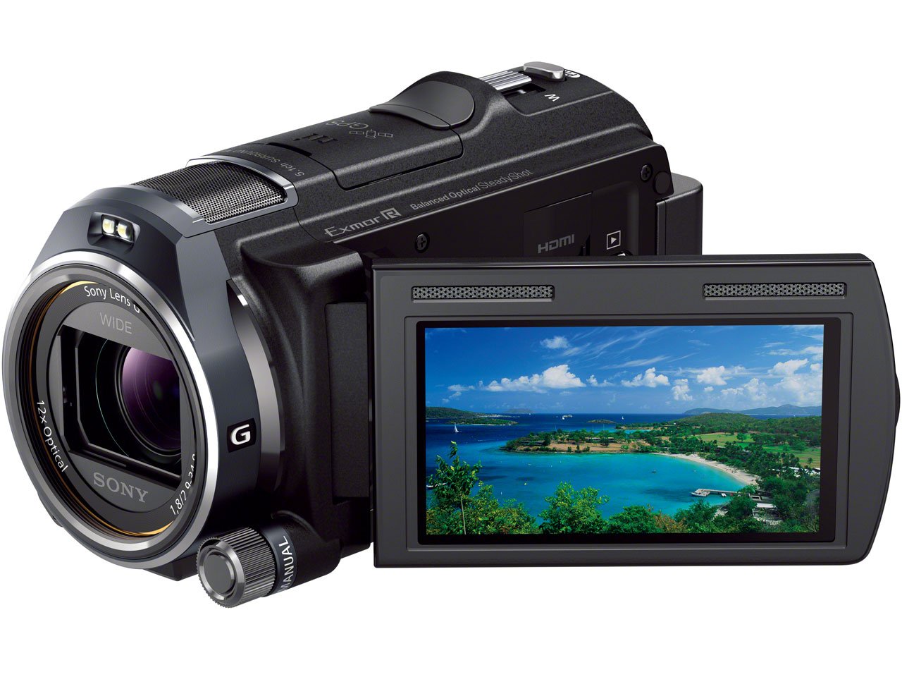 Amazon | SONY ビデオカメラ HANDYCAM CX630V 光学12倍 内蔵メモリ64GB