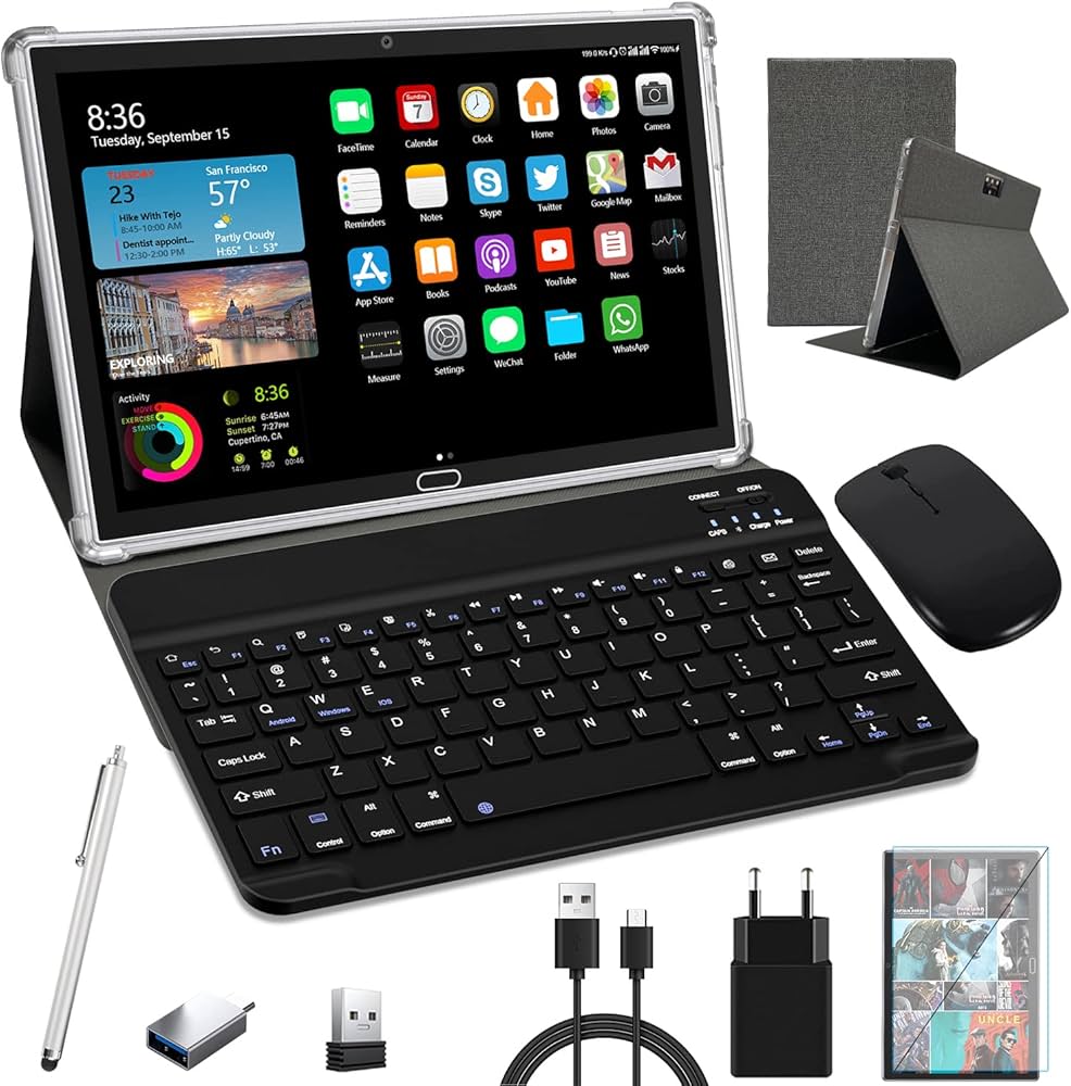 Amazon.co.jp: MEIZE 2023 最新 タブレット 10.1インチ 2 in 1 4+64+