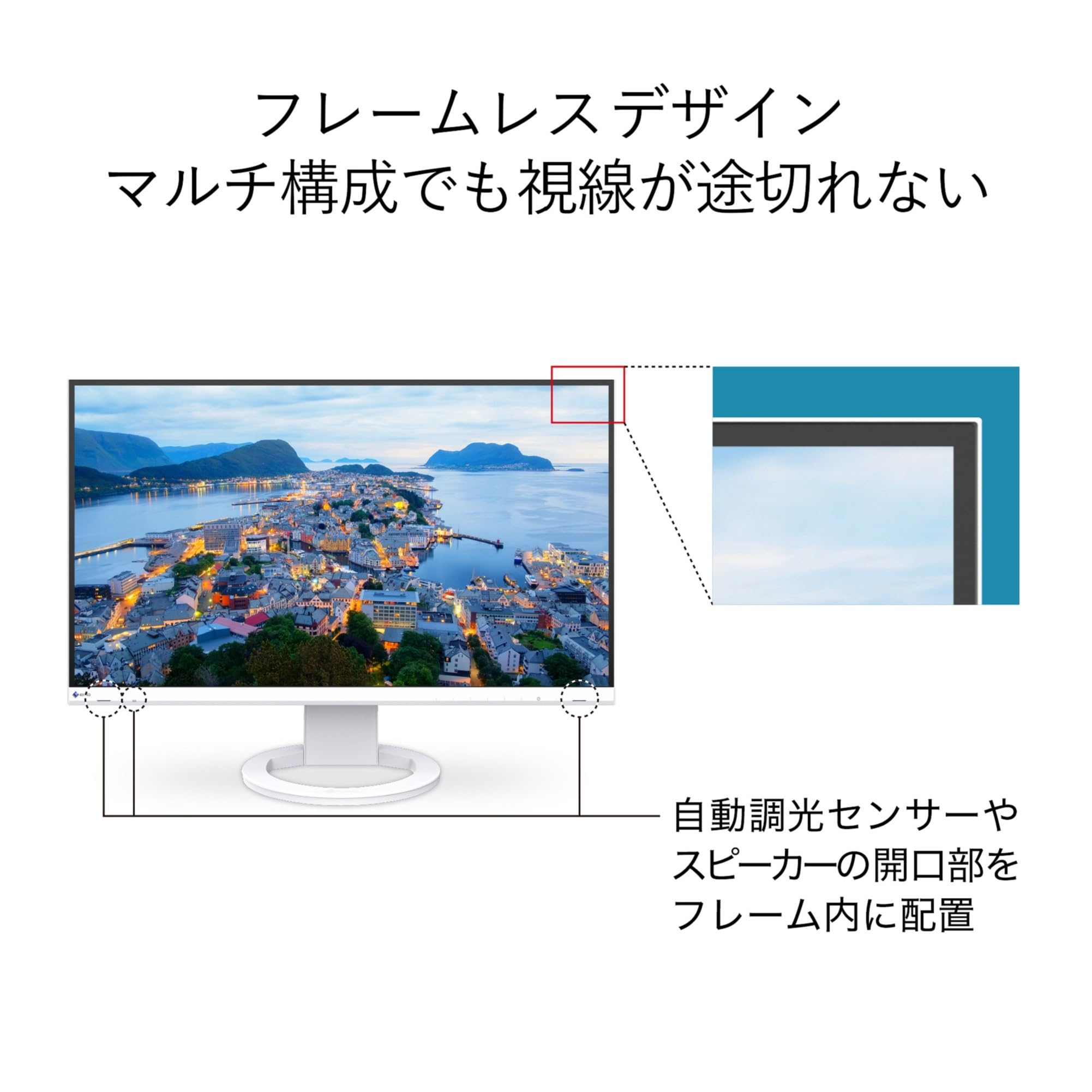 Amazon.co.jp: EIZO 27.0型カラー液晶モニター EV2760-WT : パソコン