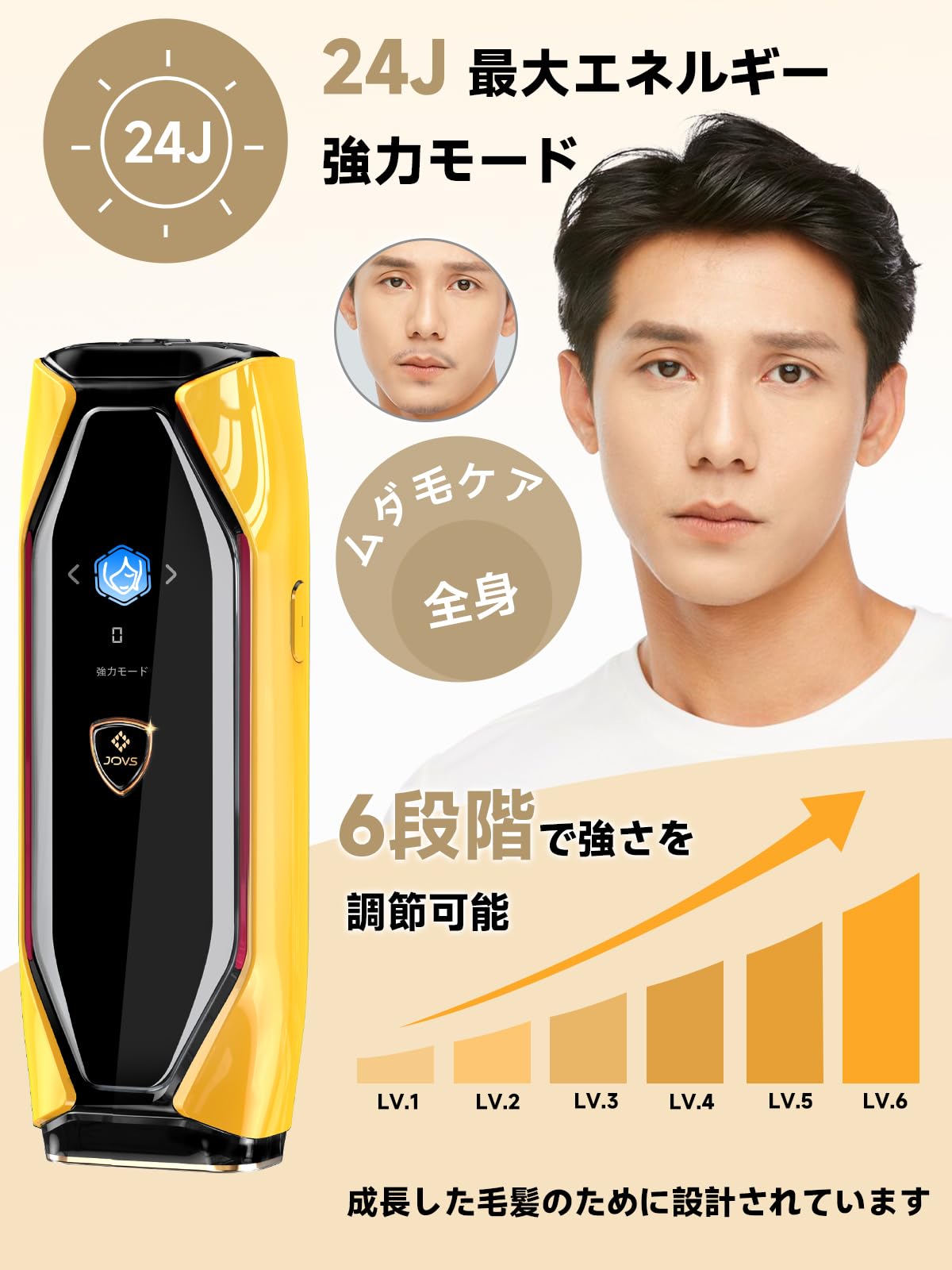 Amazon | JOVS脱毛器 メンズ レディース vio対応 【SGS最優秀