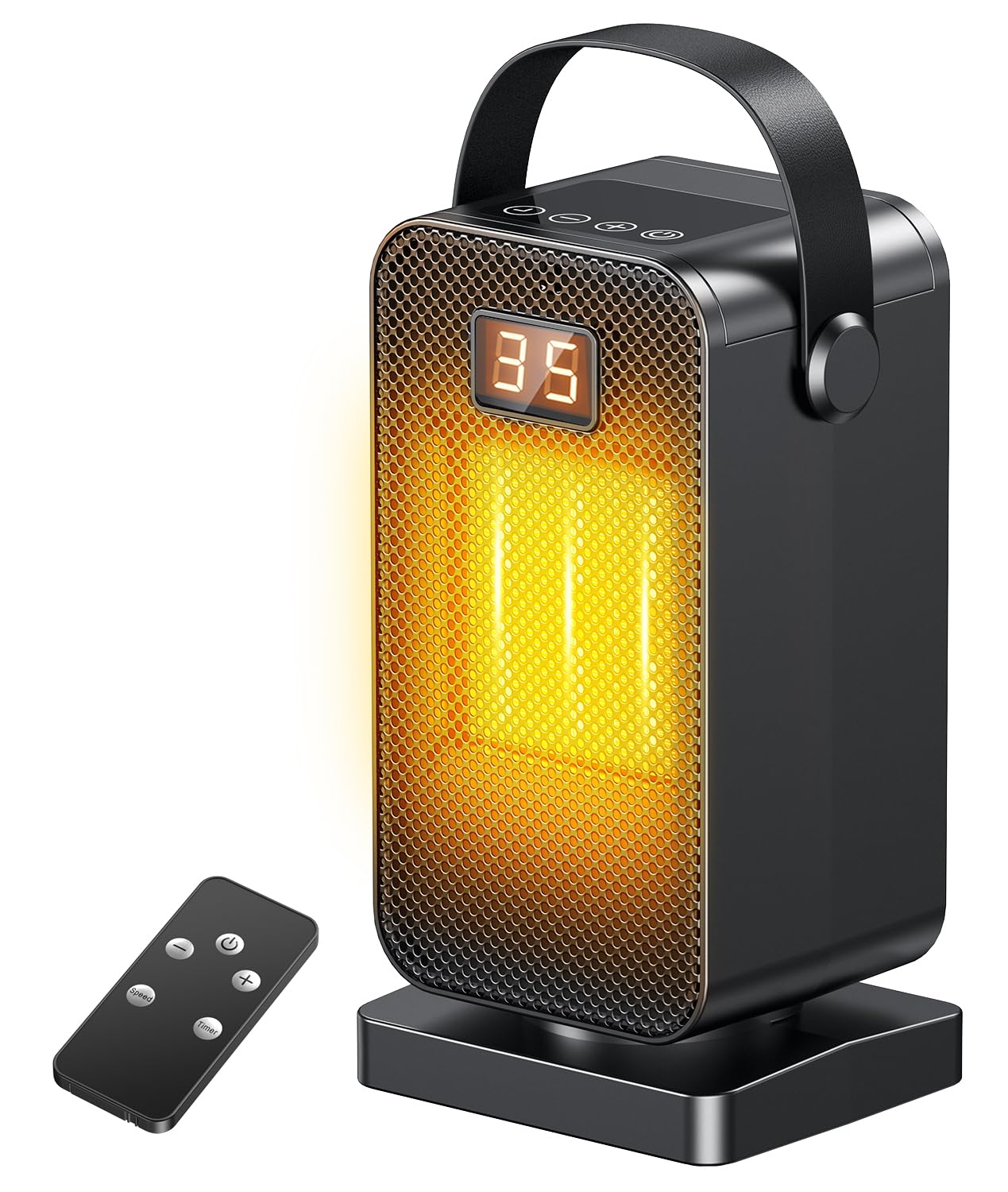 Amazon | Purivortex セラミックヒーター 小型 【2025冬新型 省エネ