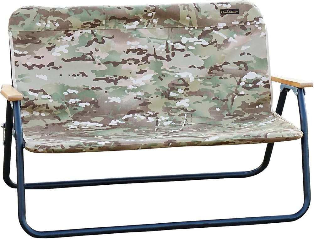 Amazon.co.jp: GramOutdoor マルチカモ ベンチカバー 二人掛け チェア