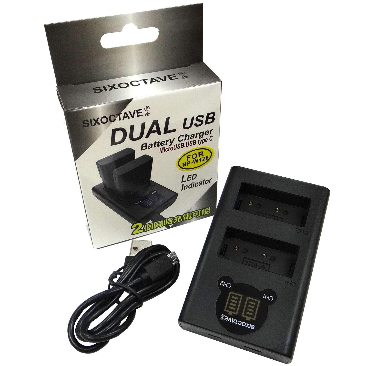 Amazon | str NP-W126 NP-W126S 富士フィルム 用 デュアル互換充電器