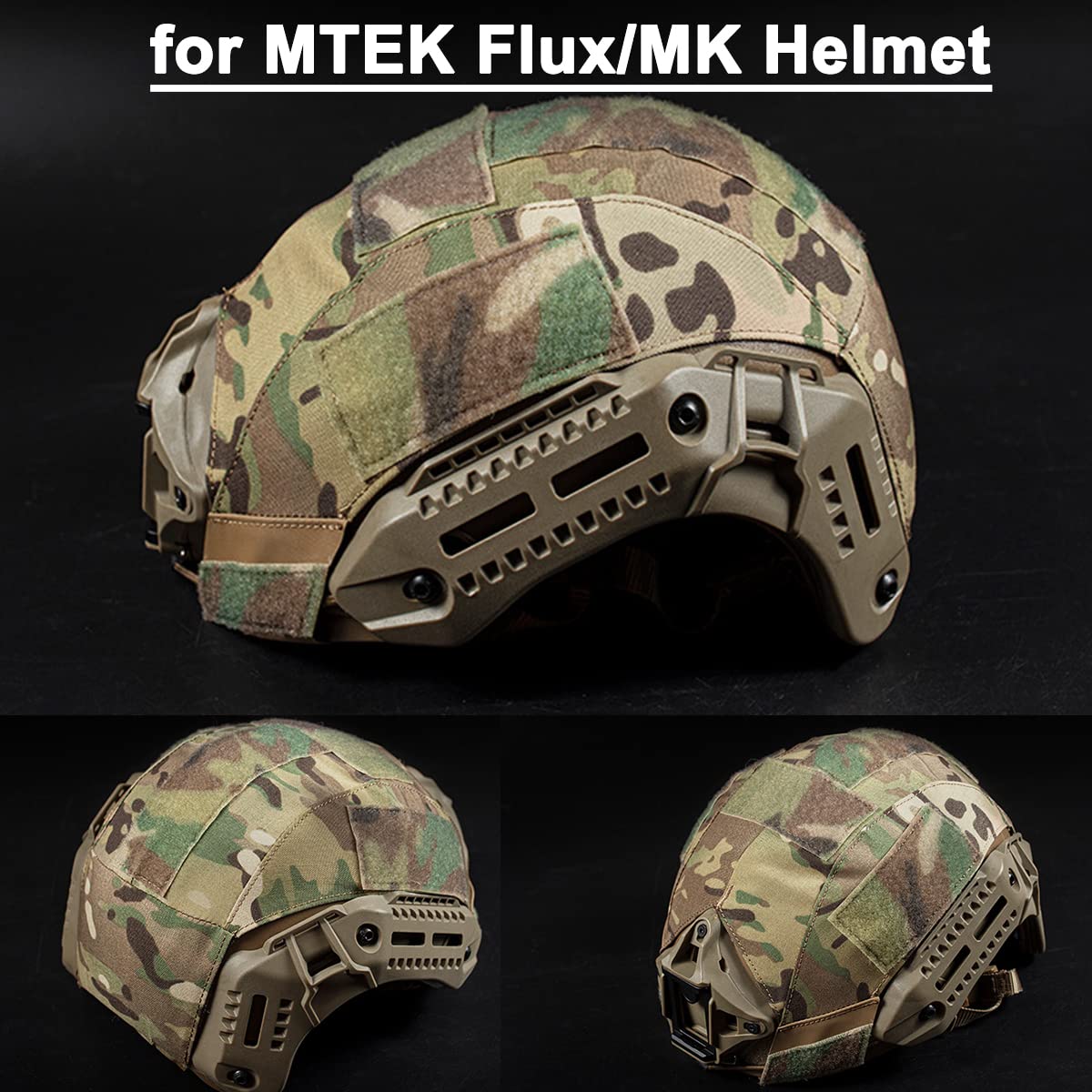 Amazon.co.jp: Mk Mtek Flux ヘルメット用タクティカル ヘルメット