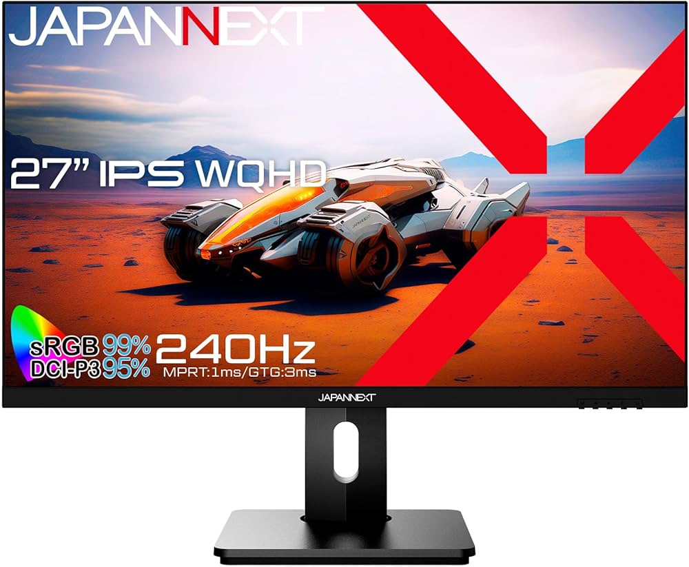 Amazon.co.jp: JAPANNEXT 27インチ ゲーミングモニター 240Hz 1ms WQHD