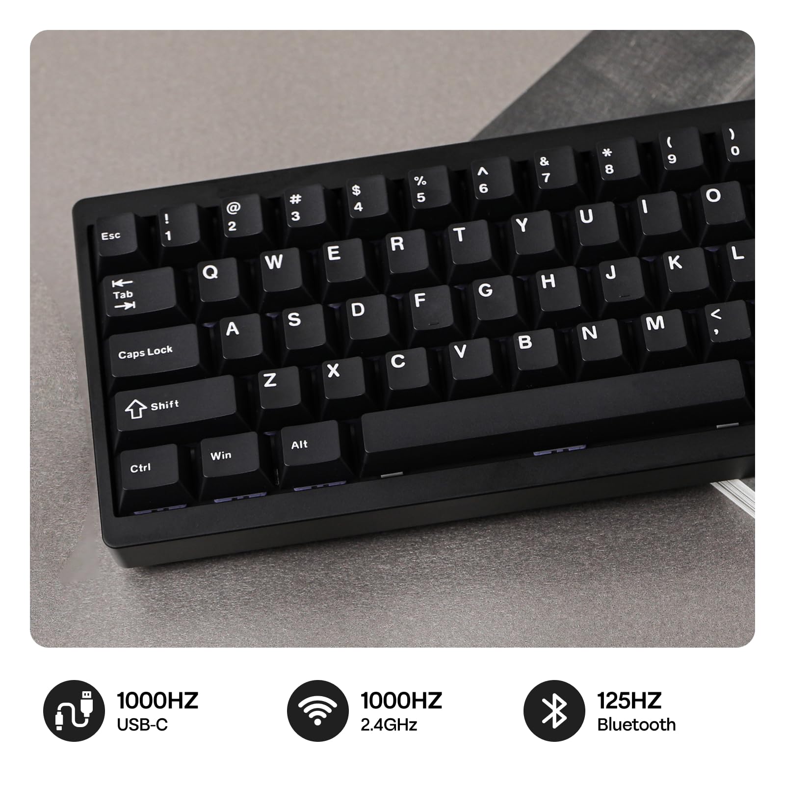 Amazon.com: EPOMAKER P65 QMK/VIA Wireless Aluminum Gaming Keyboard