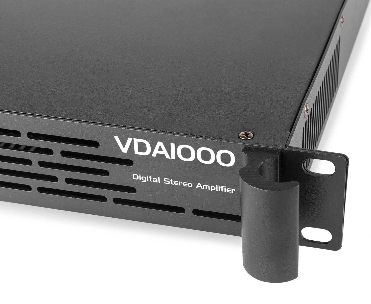 Amazon | Vonyx VDA1000 DJ PA アンプ - 1000W (2x500W) クラスDパワー