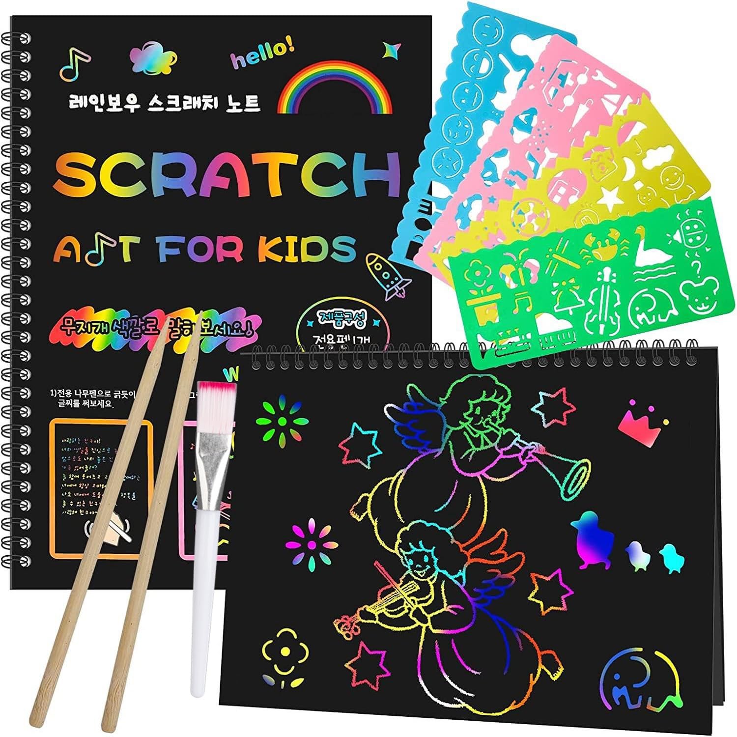 Amazon.com: Smasiagon Easter Basket Stuffers - Scratch Paper Art