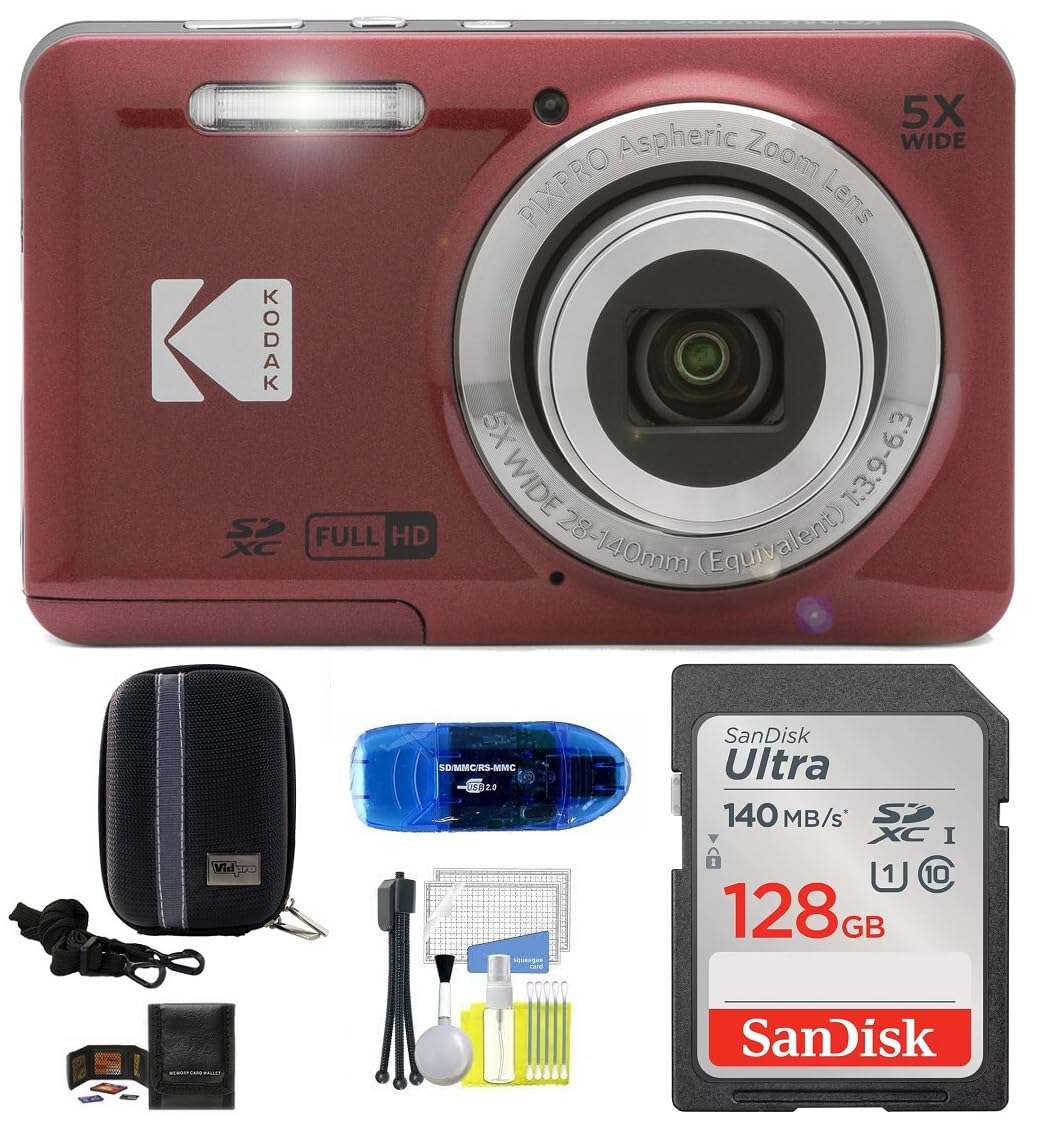 Amazon.com : KODAK Pixpro FZ55 Digital Camera Bundle, Includes