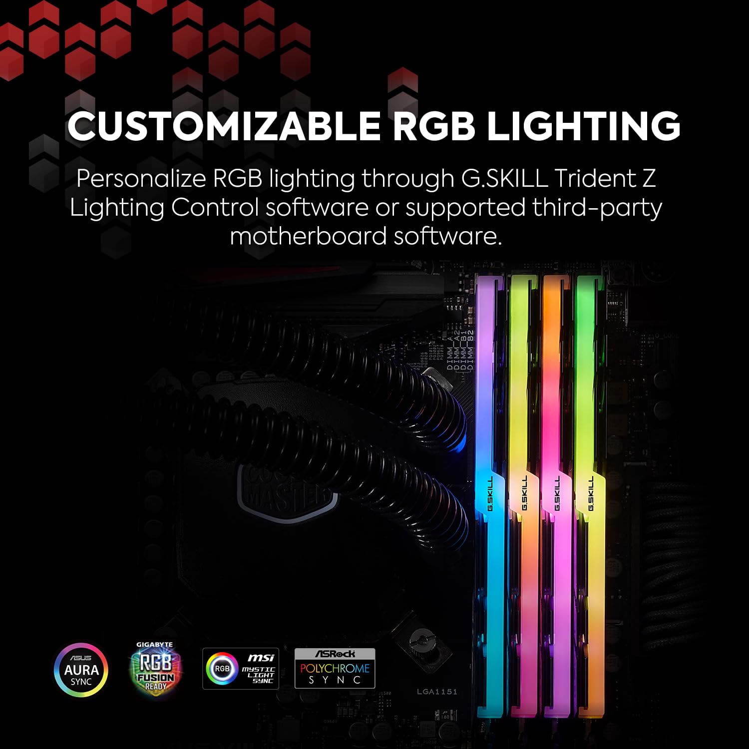 Amazon.co.jp: G.SKILL 64GB（2 x 32GB）TridentZ RGBシリーズDDR4