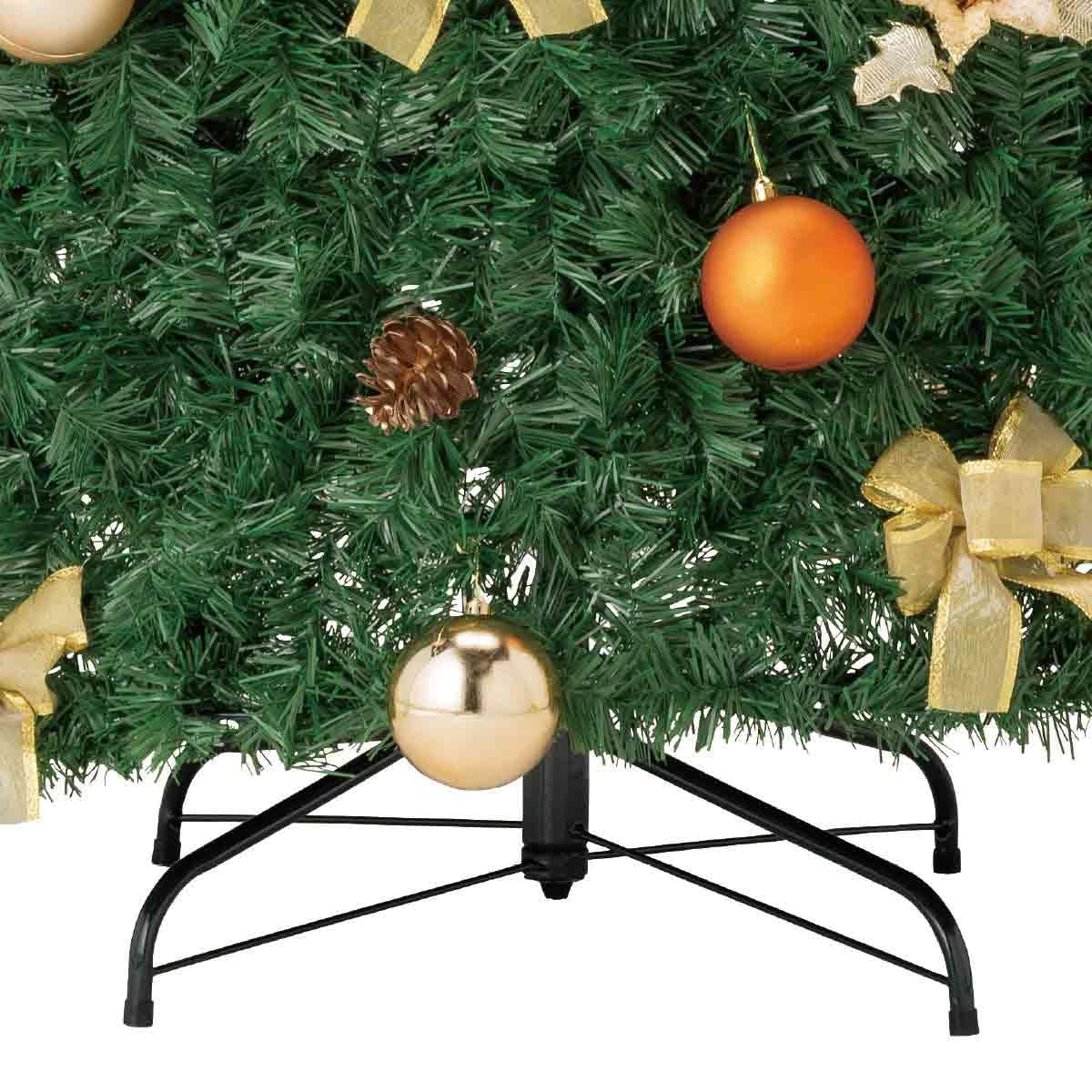 Amazon.co.jp: 片付け簡単！折りたたみクリスマスツリー ゴールド 高さ