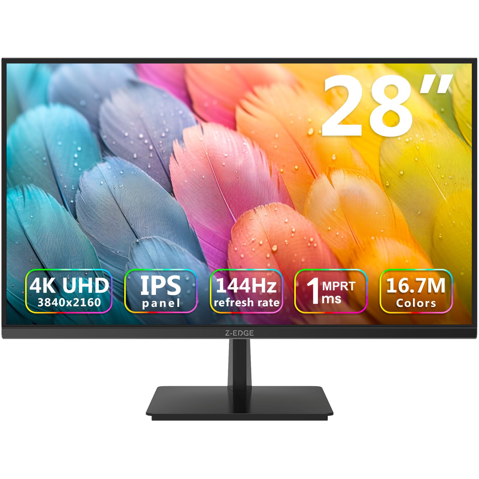 Amazon.com: 4K Monitor, Z-Edge 28 inch IPS Monitor, UHD 3840x2160