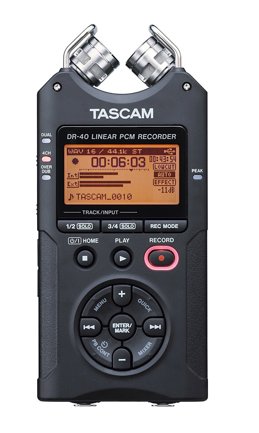 Amazon | TASCAM 24bit/96kHz対応リニアPCMレコーダー DR-40VERSION2