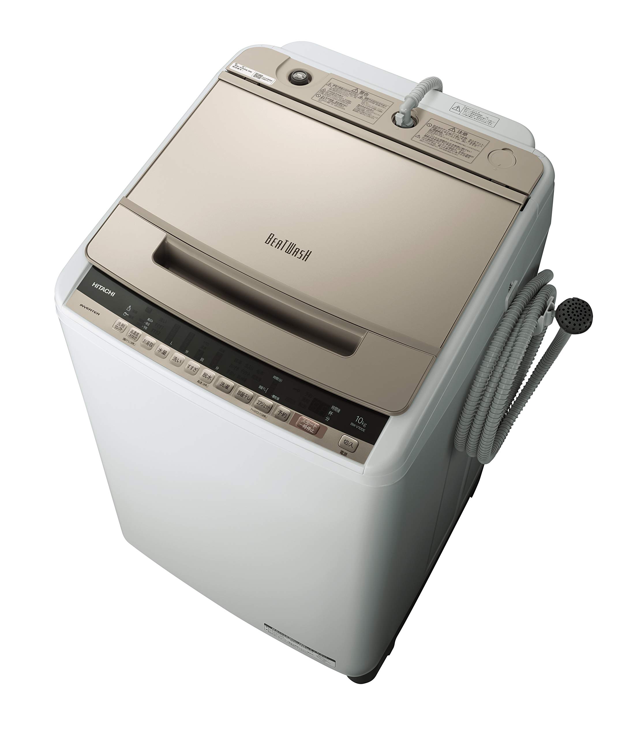 Amazon | 日立 全自動洗濯機 10kg シャンパン ビートウォッシュ BW