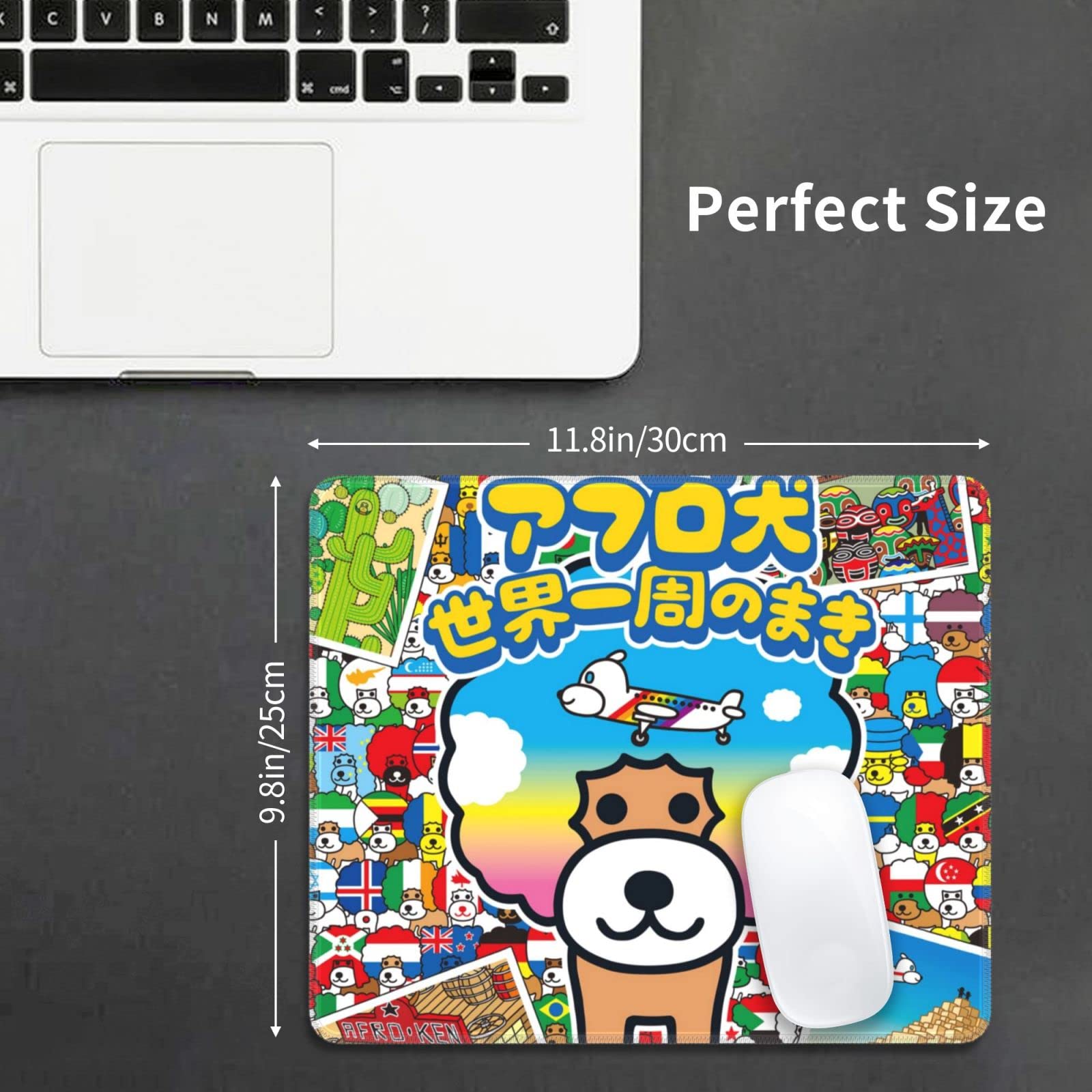 Amazon.co.jp: おしゃれ マウスパッドアフロ犬 (1) Pc ノートパソコン