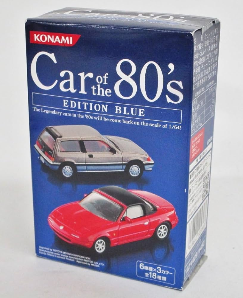 Amazon | コナミ 1/64 Car of the 80's EDITION BLUE 1/64 ミニカー