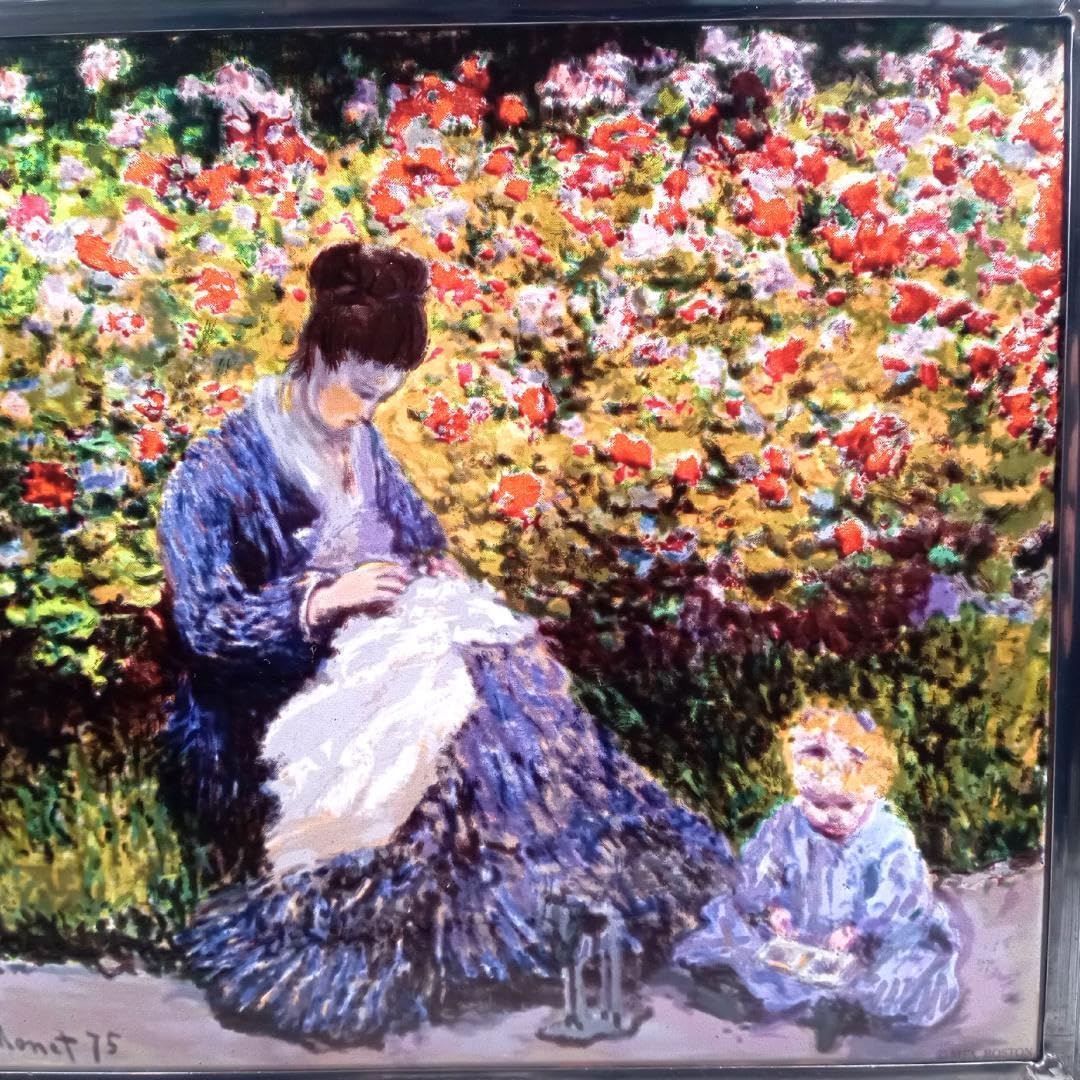 Amazon.co.jp: モネ ステンドグラス カミーユと子供ボストン美術館