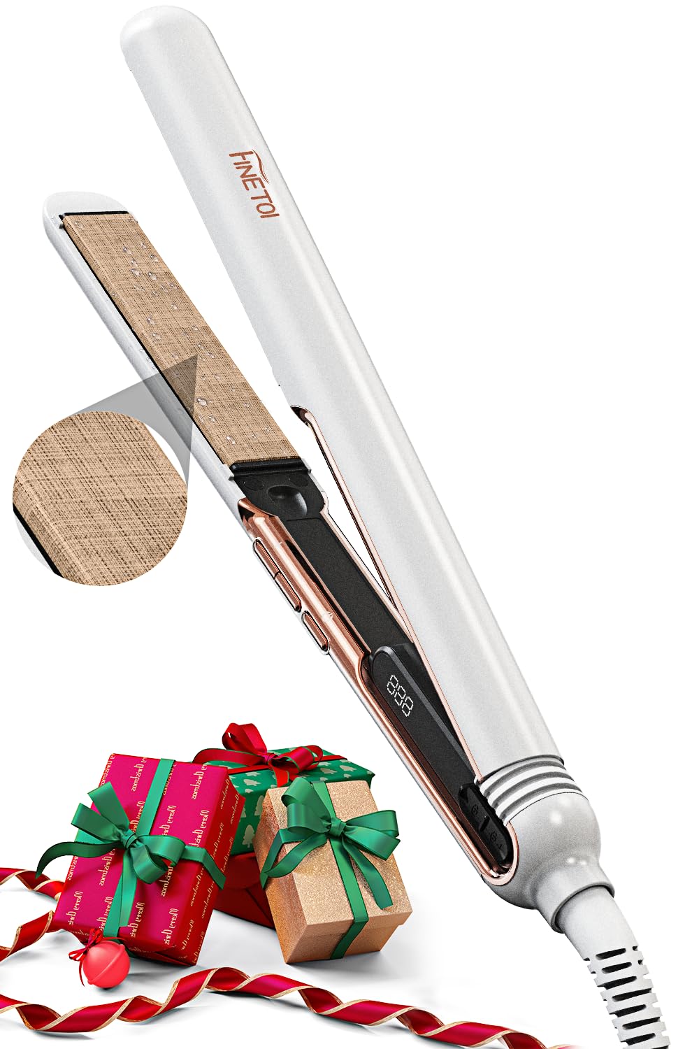 Amazon | FINETOl ヘアアイロン ストレート&カール【シルクプレート