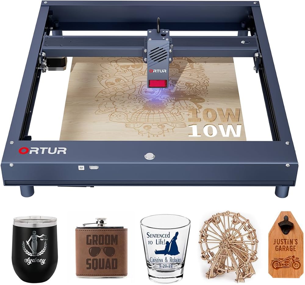 Amazon | ORTUR 新開発 H10 レーザー彫刻機 LU2-10 10Wレーザー高出力