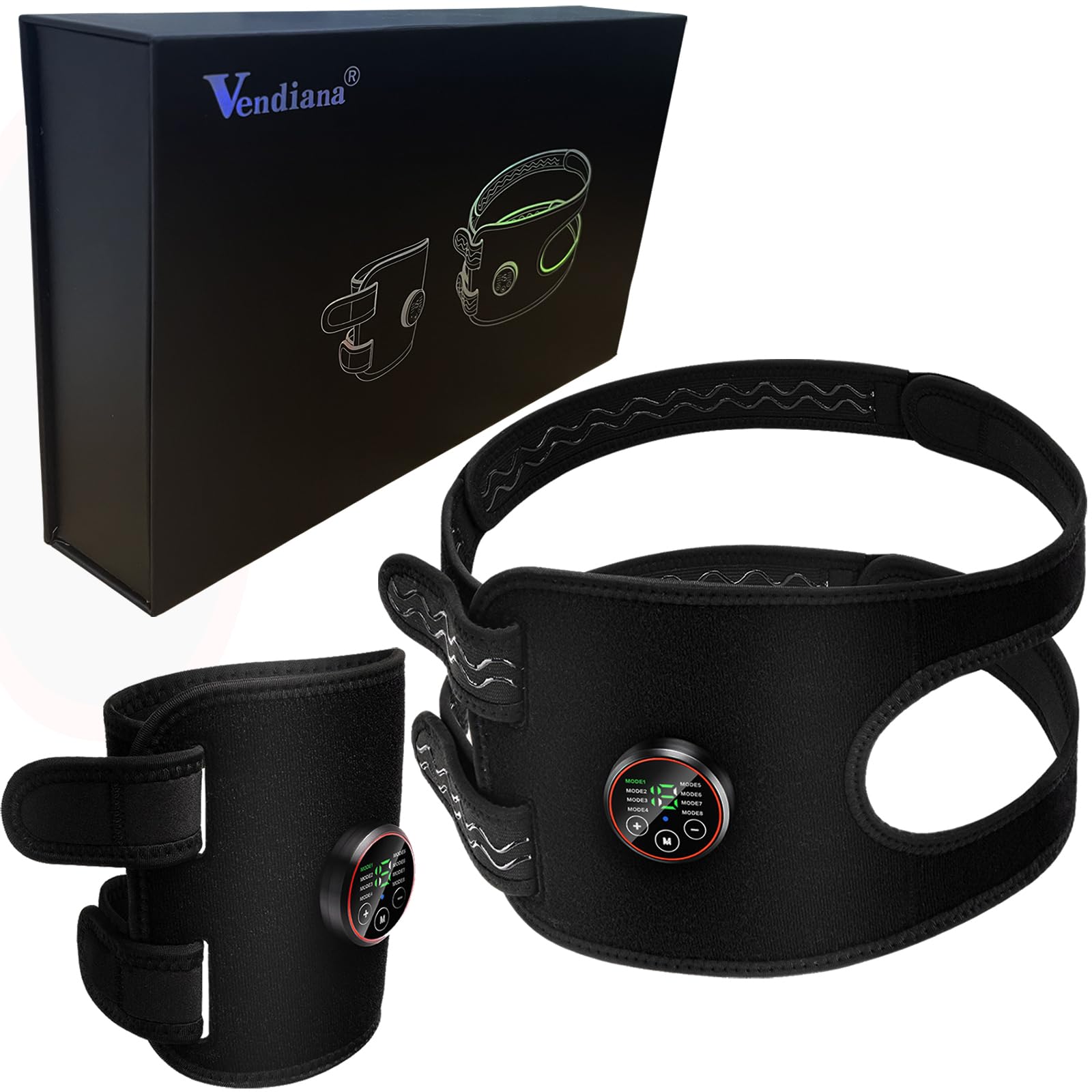 Amazon.co.jp: Vendiana EMS腹筋ベルト フィットレスベルト2個セット