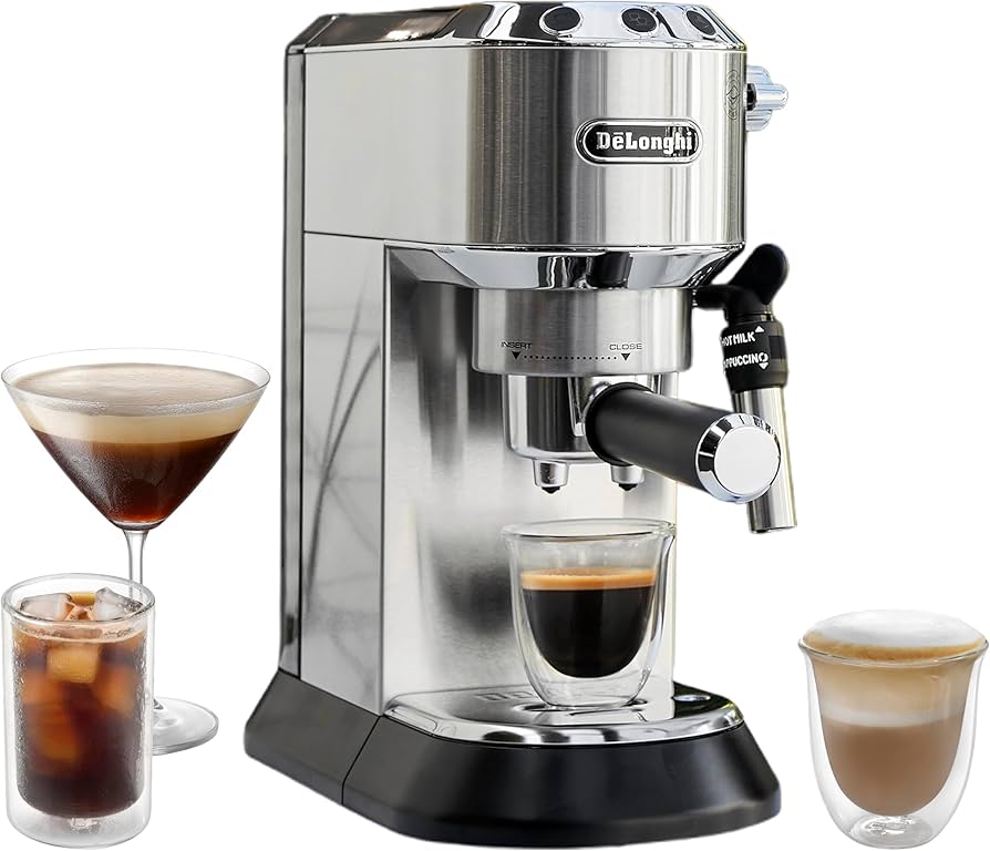 Amazon | DeLonghi America, EC685M Dedica Deluxe Espresso, Silver