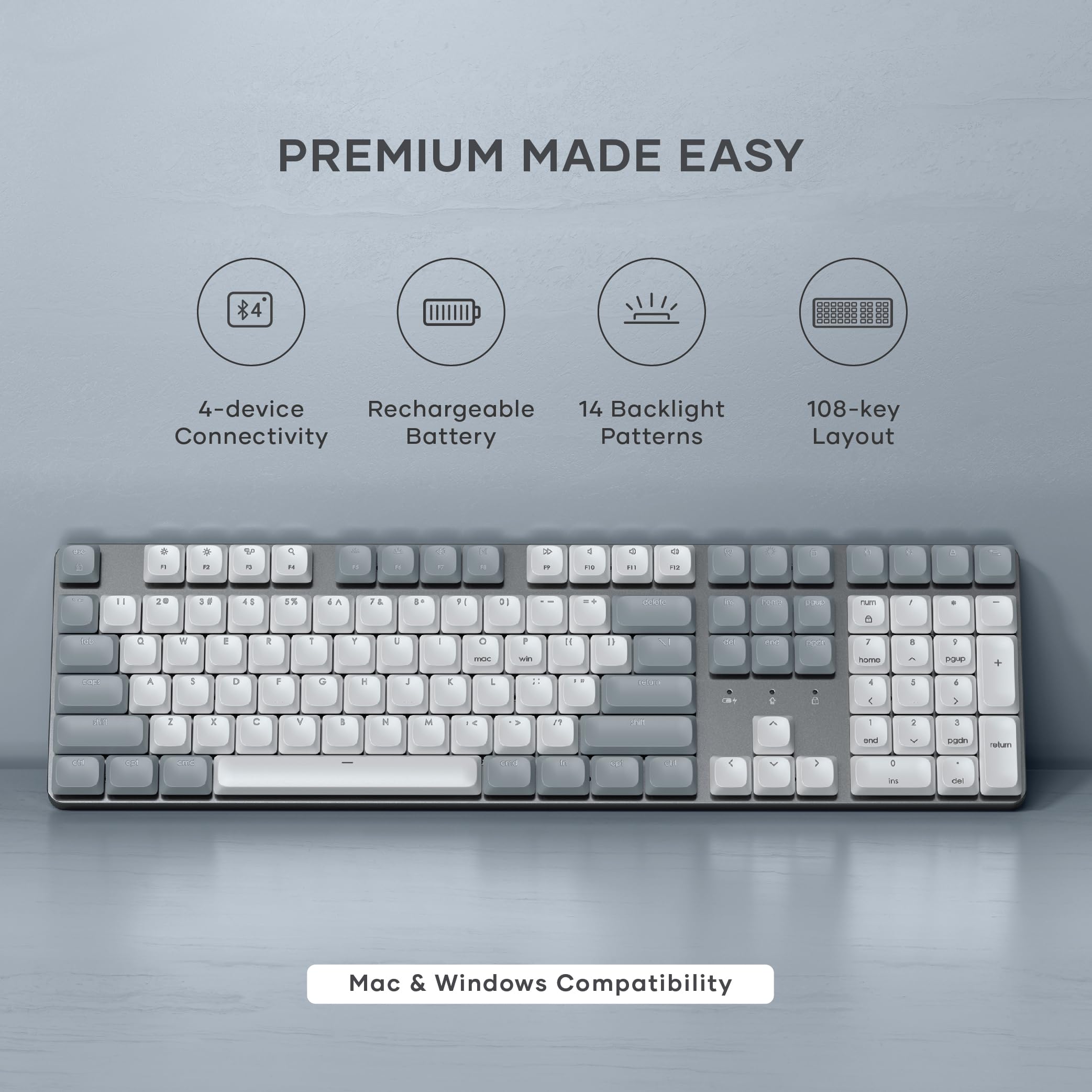 Amazon.com: Satechi SM3 Mechanical Keyboard for Mac and Windows