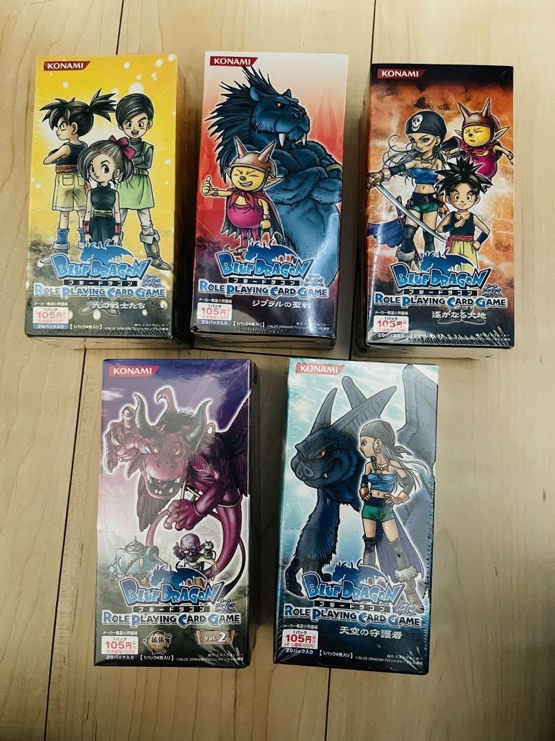 Amazon.co.jp: ブルードラゴン ロールプレイングカードゲーム box 5つ