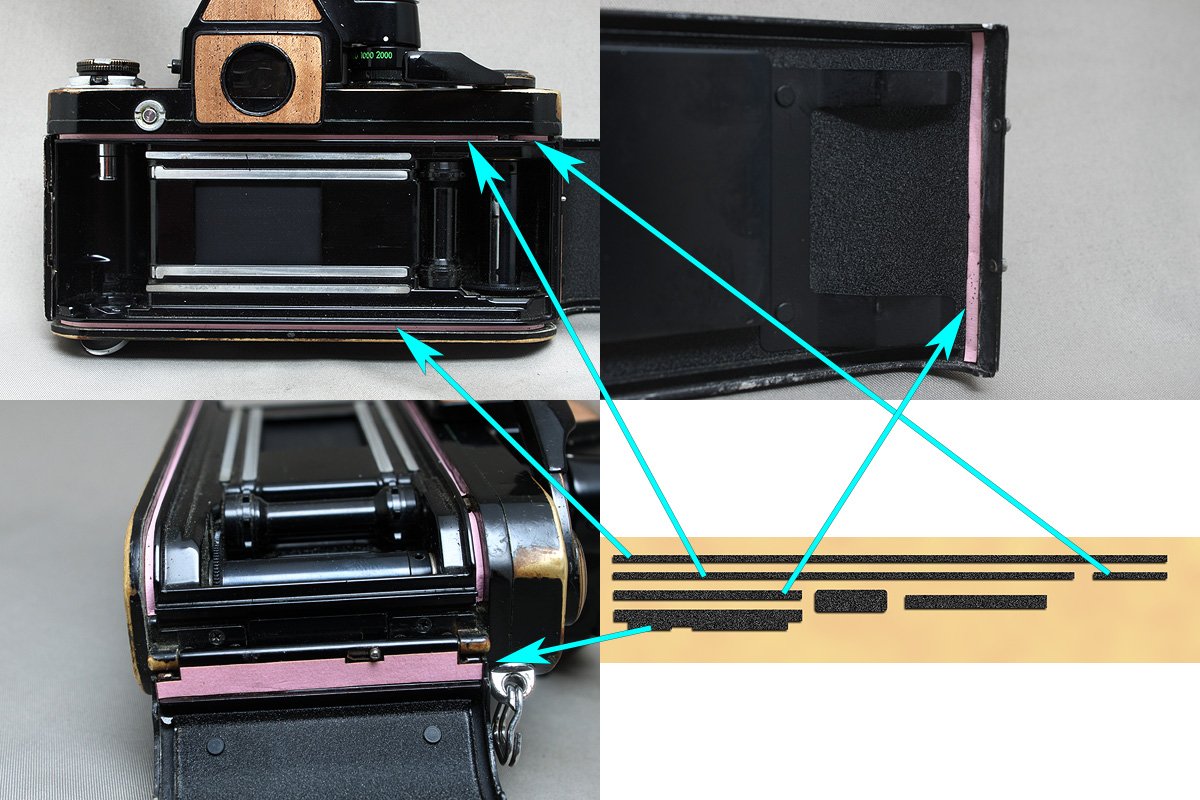 Amazon.co.jp: Nikon F2 用カット済みモルト貼り替えキット : 家電＆カメラ