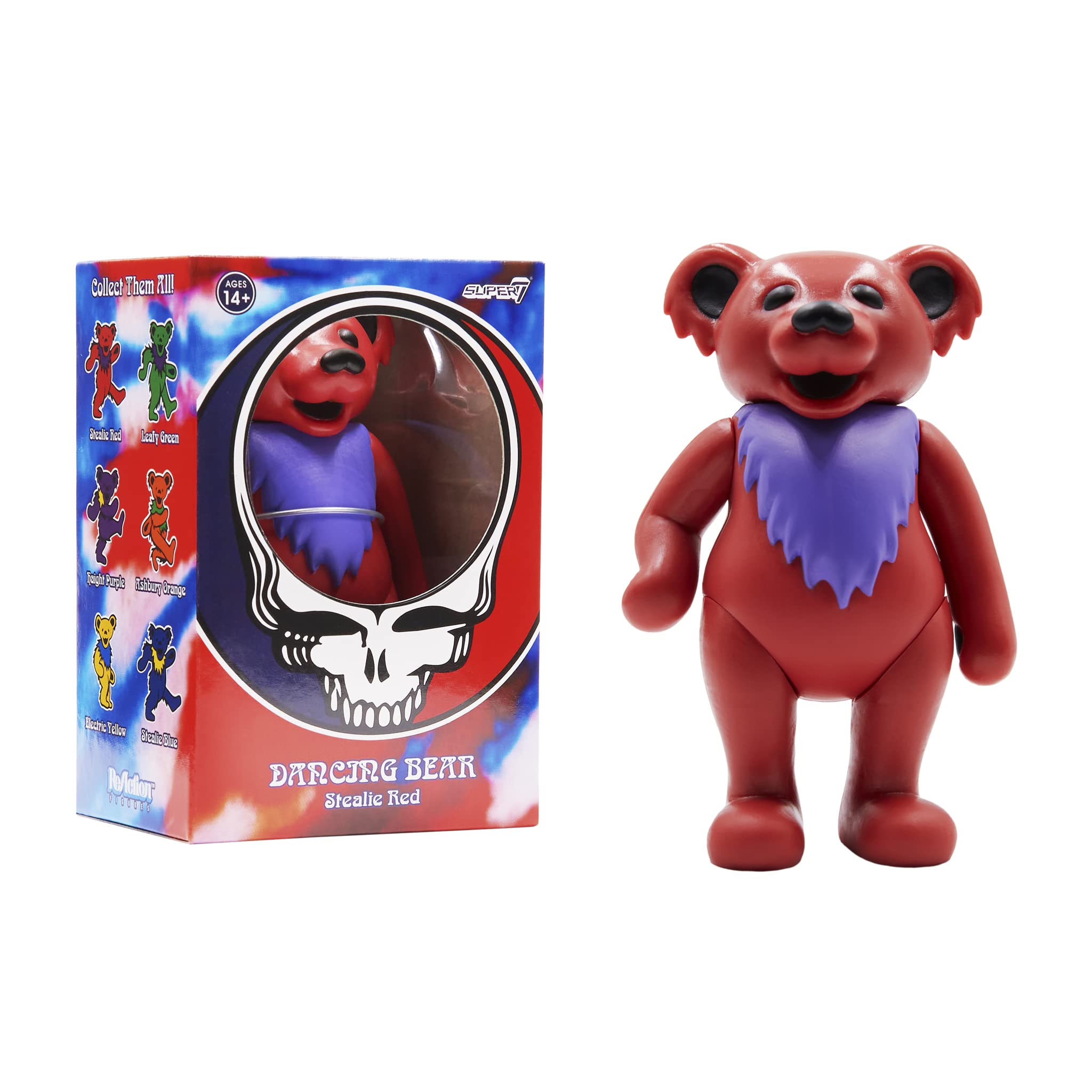Amazon.com: Super7 Grateful Dead Dancing Bear - 3.75