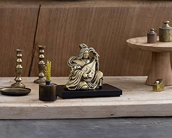 Amazon｜開運七福神 弁財天 シルキーゴールド 仏師：牧田秀雲 原型＿古