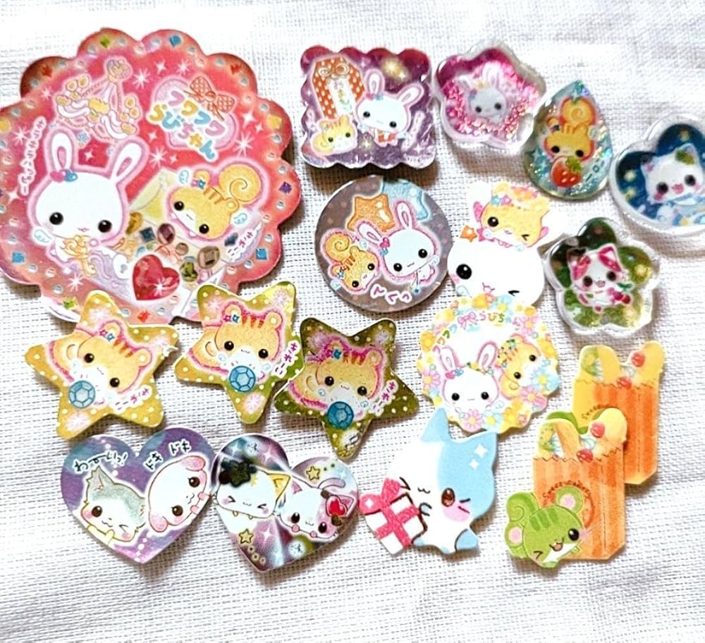 Amazon | 平成レトロ おはじきシール フレークシールセット | シール