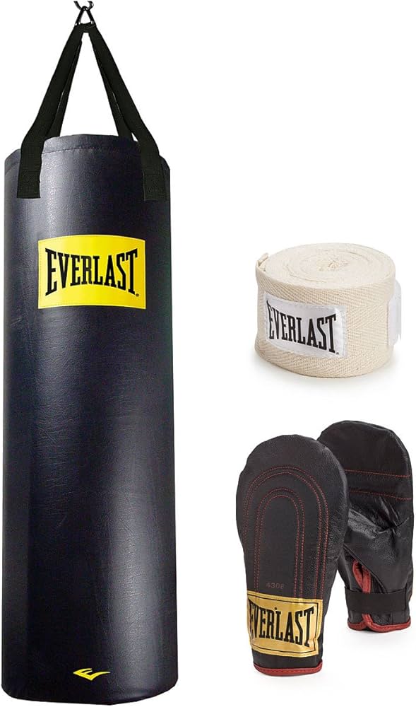 Amazon.co.jp: Everlast サンドバッグセット 100ポンド- : スポーツ
