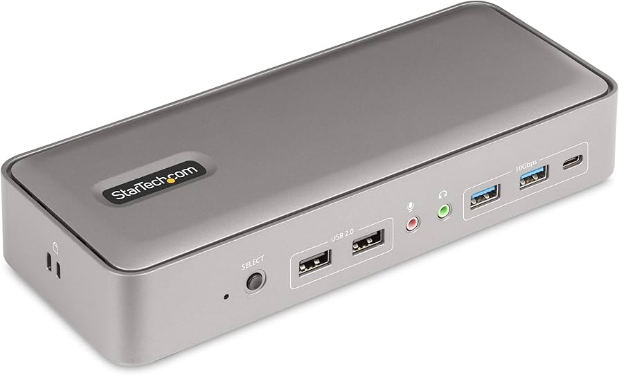 Amazon.co.jp: StarTech.com ドッキングステーション USB-C接続 2画面