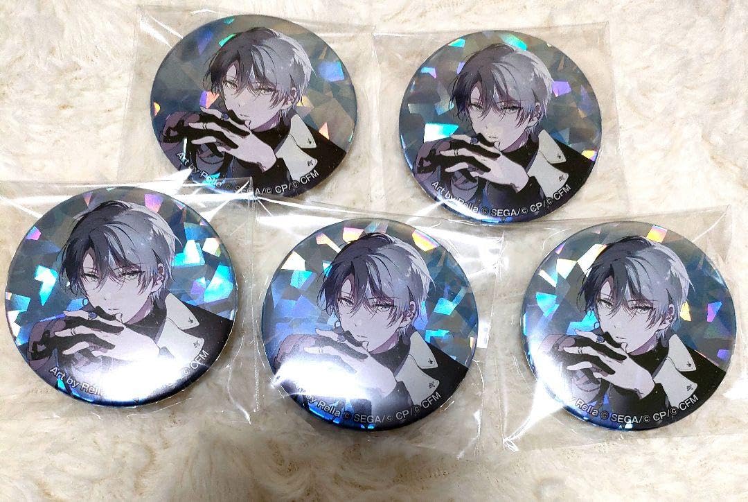 あんスタ プロセカ コラボ ホログラム缶バッジ 缶バッジ セット 青柳冬