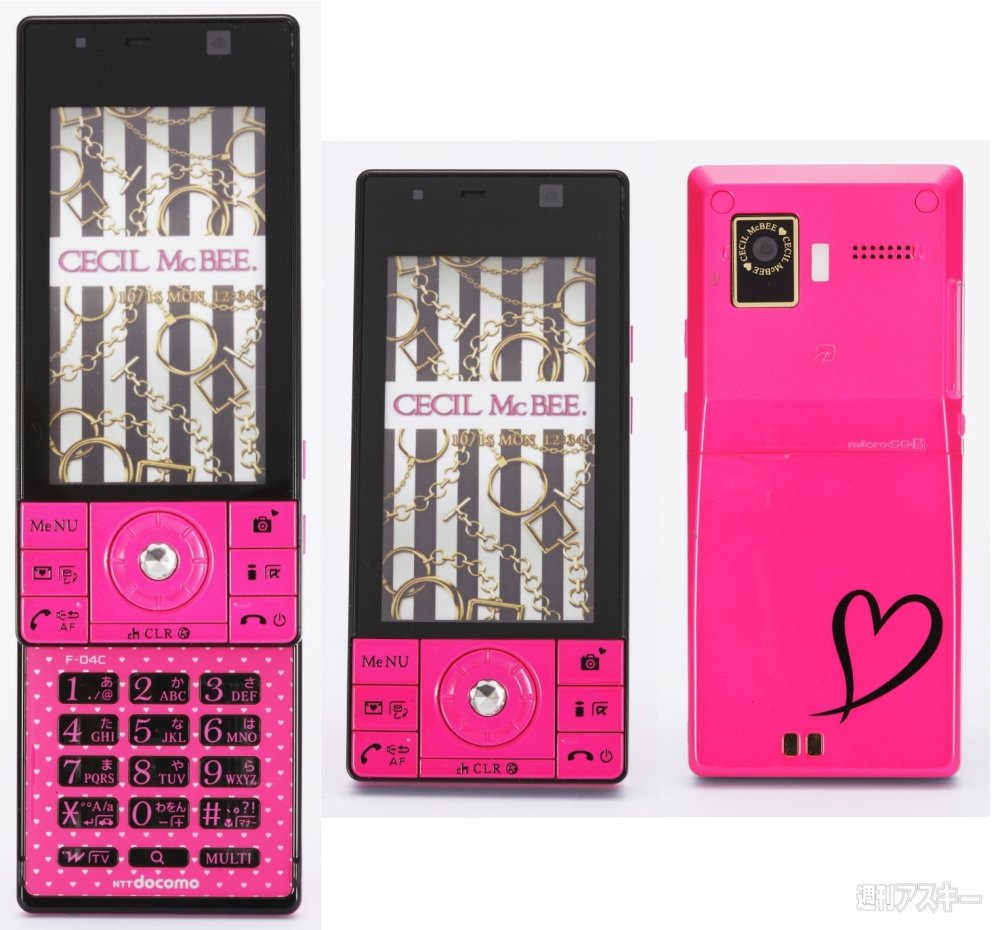 Amazon | docomo STYLE series F-04C 小悪魔 PINK CECIL McBEE 品