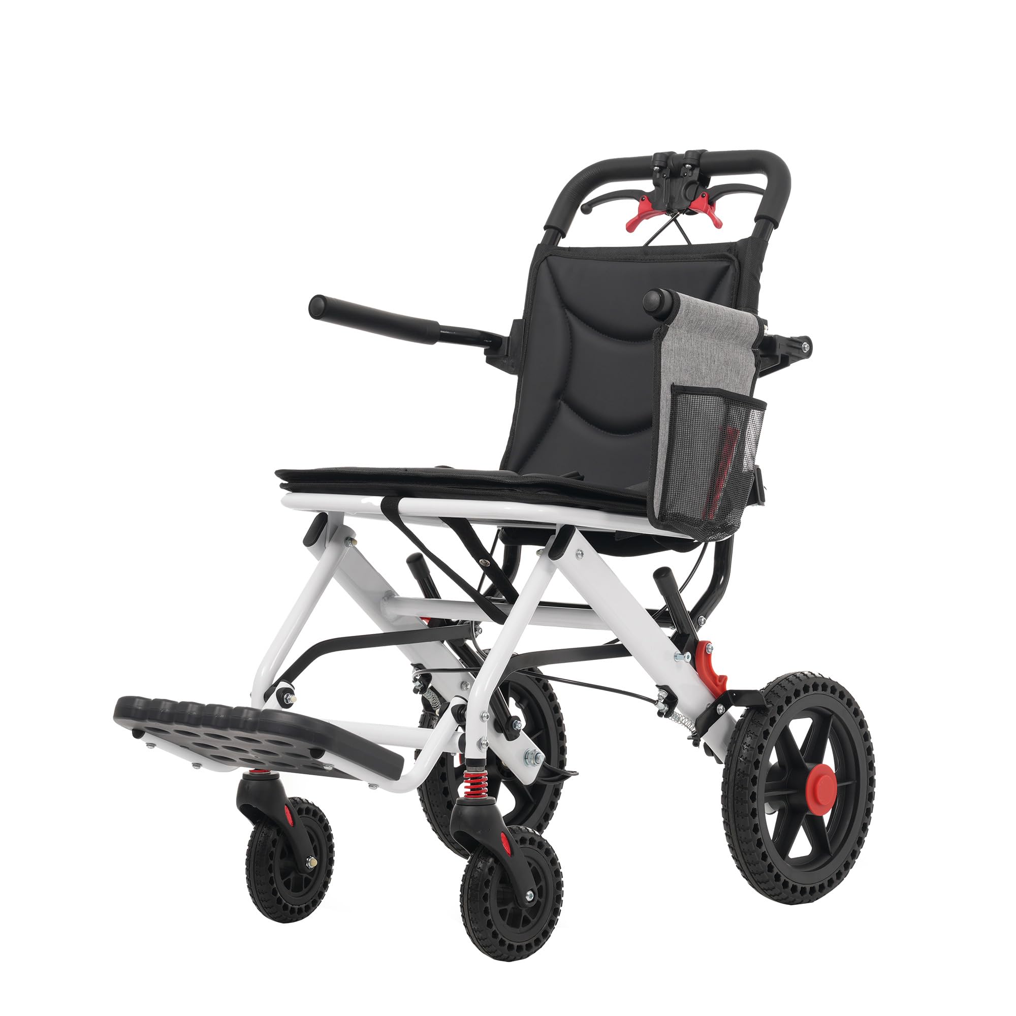 Amazon | 車椅子 介助型 折りたたみ式 自立型 アルミ製 軽量 収納