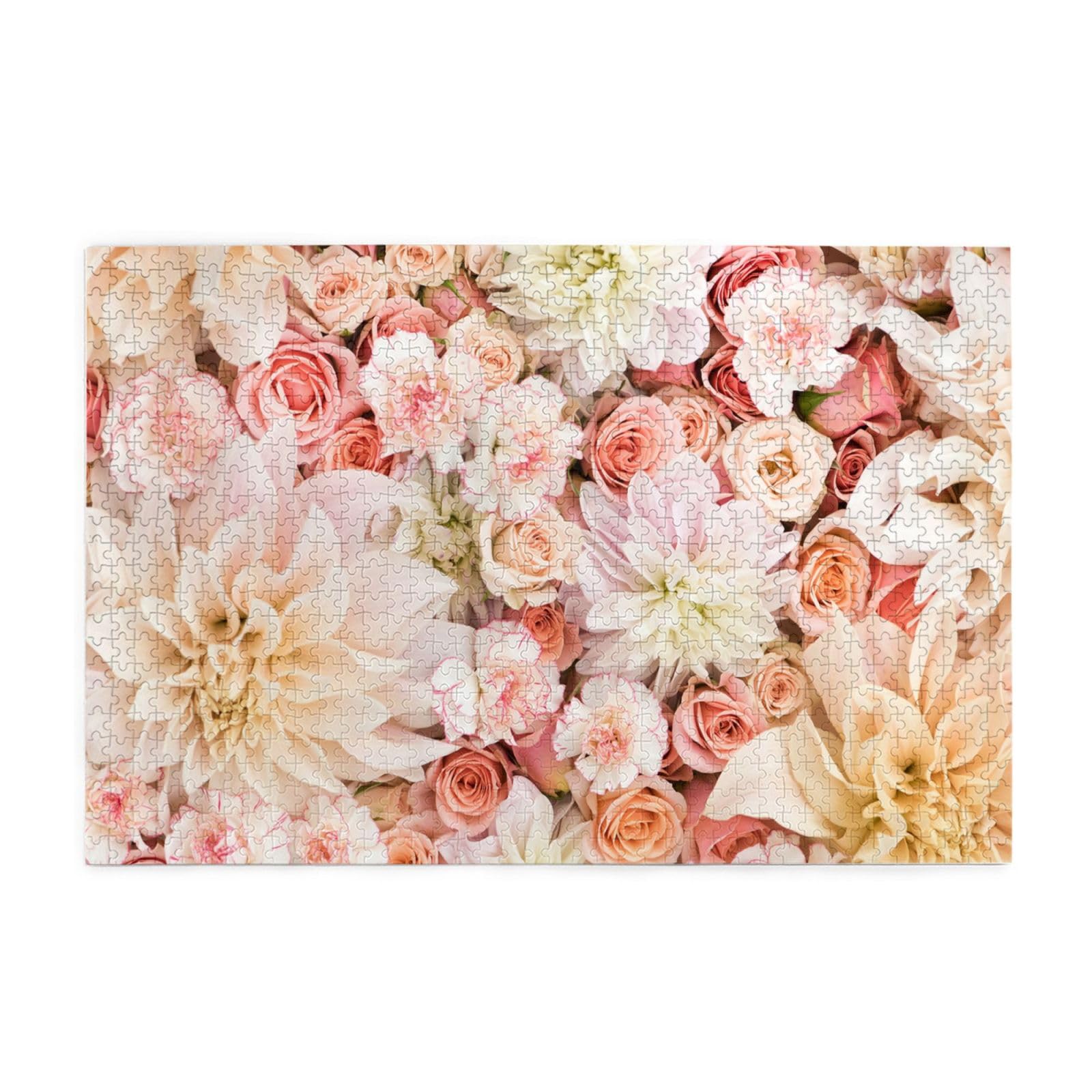 Amazon | 花柄 ジグソーパズル 1000ピース パズル 知育 脳トレ 減圧