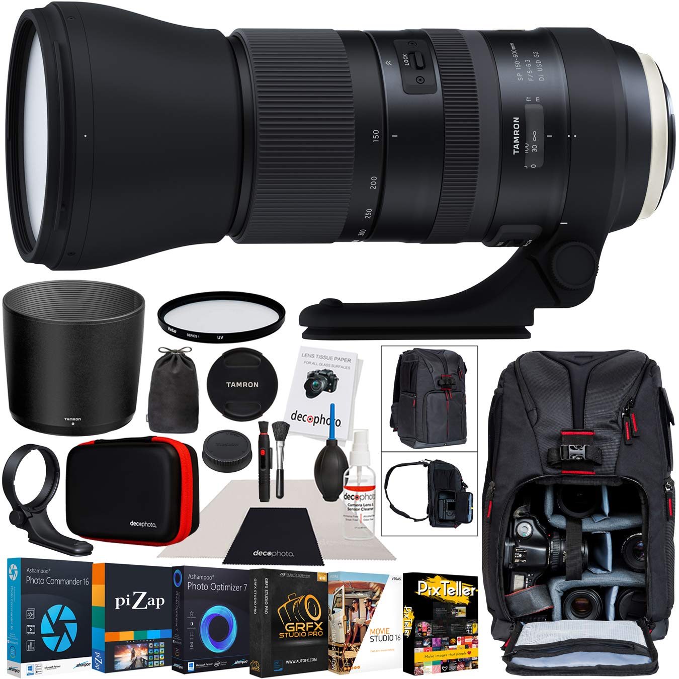 Amazon.com : Tamron SP 150-600mm F/5-6.3 Di VC USD G2 Zoom Lens