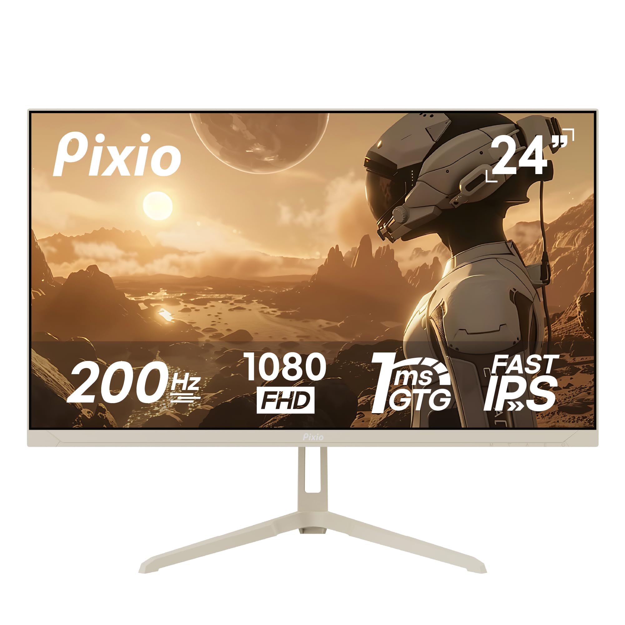 Amazon.com: Pixio PX248 Wave Beige 24 inch 200Hz Refresh Rate FHD