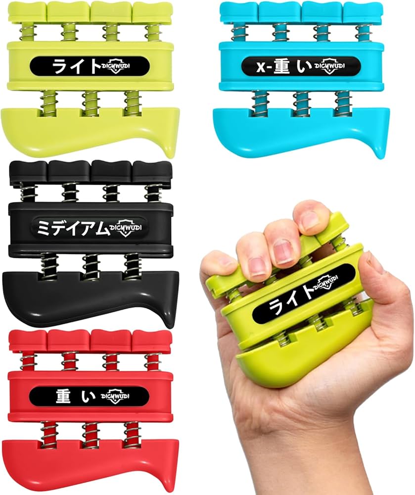 Amazon | DICYWUDIグリップストレングストレーナー、指、手首、手の