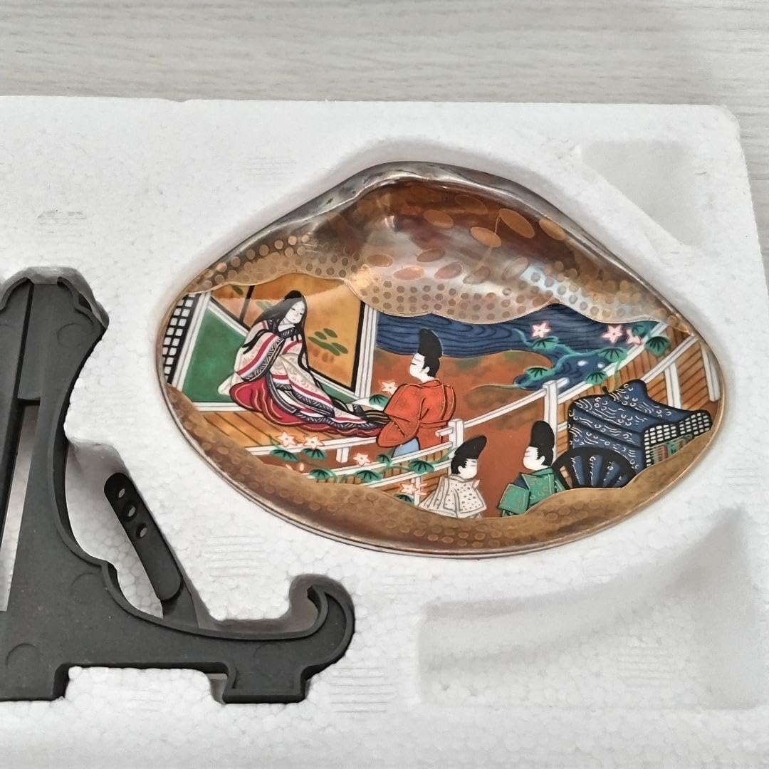 Amazon | フランクリン画廊 徳川黎明会 源氏物語 貝合わせ 貝絵皿