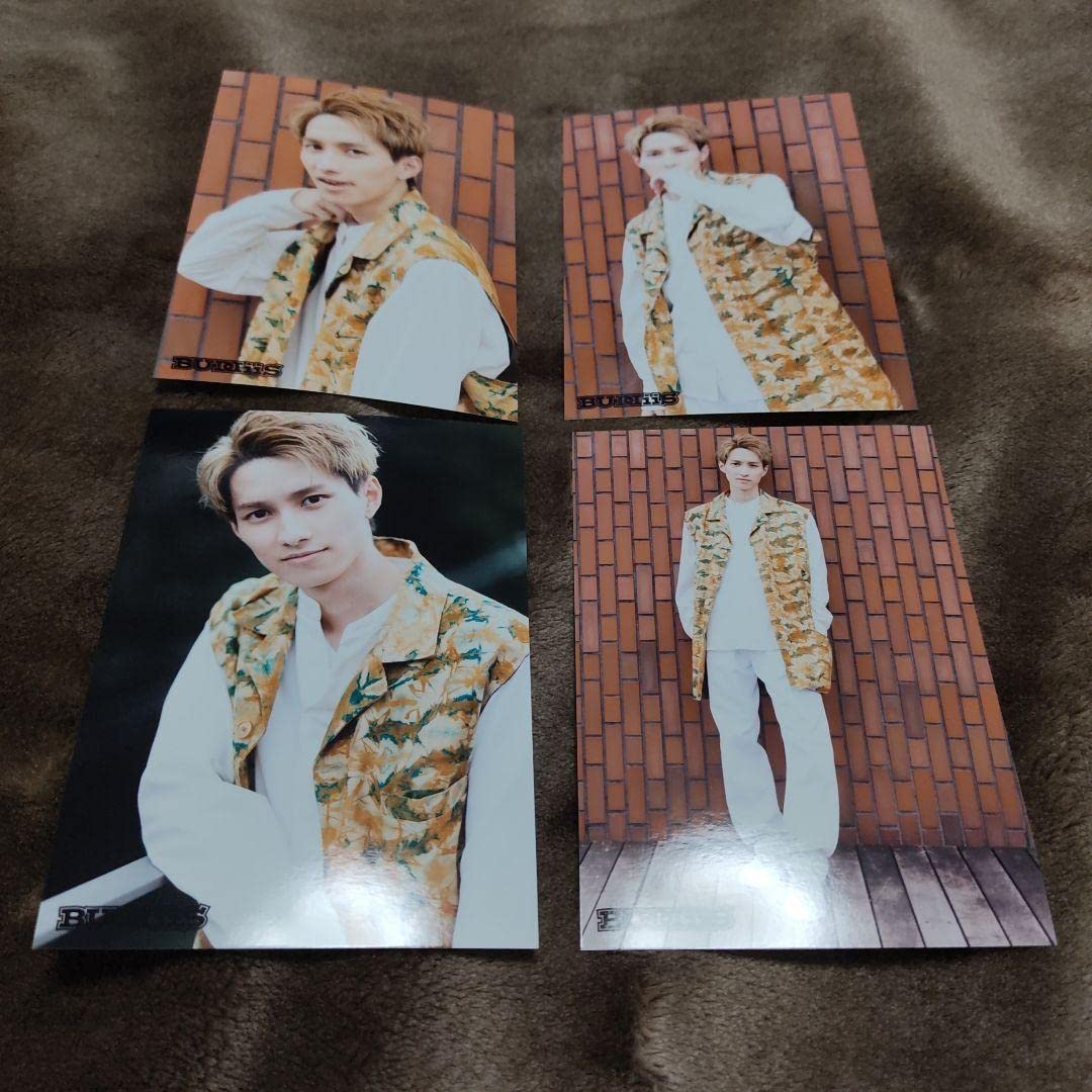 Amazon.co.jp: BUDDiiS 野瀬勇馬 YUMA #004 生写真4枚セット : おもちゃ