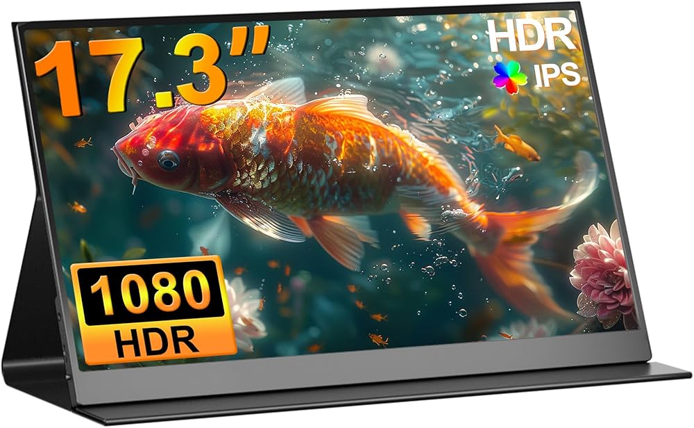 Amazon.co.jp: モバイルモニター モバイルディスプレイ IVV 17.3インチ