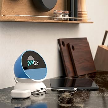 Amazon.com: Echo Spot Bundle: Includes Echo Spot | Ocean Blue
